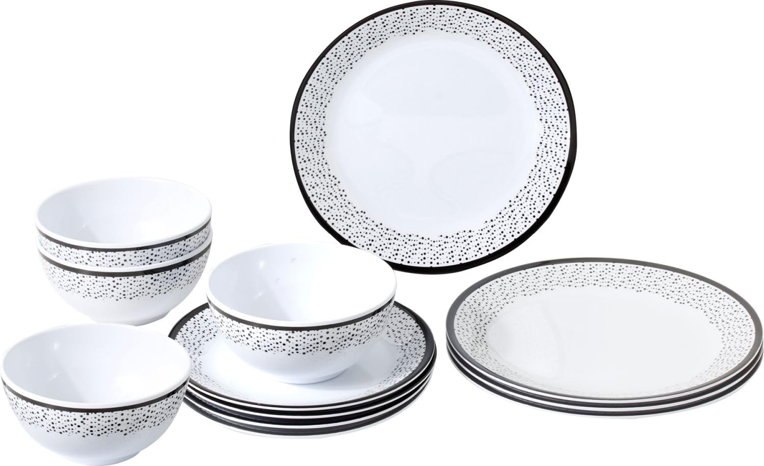 Brunner Midday Pralin 0830148N Set Piatti 12 Pezzi