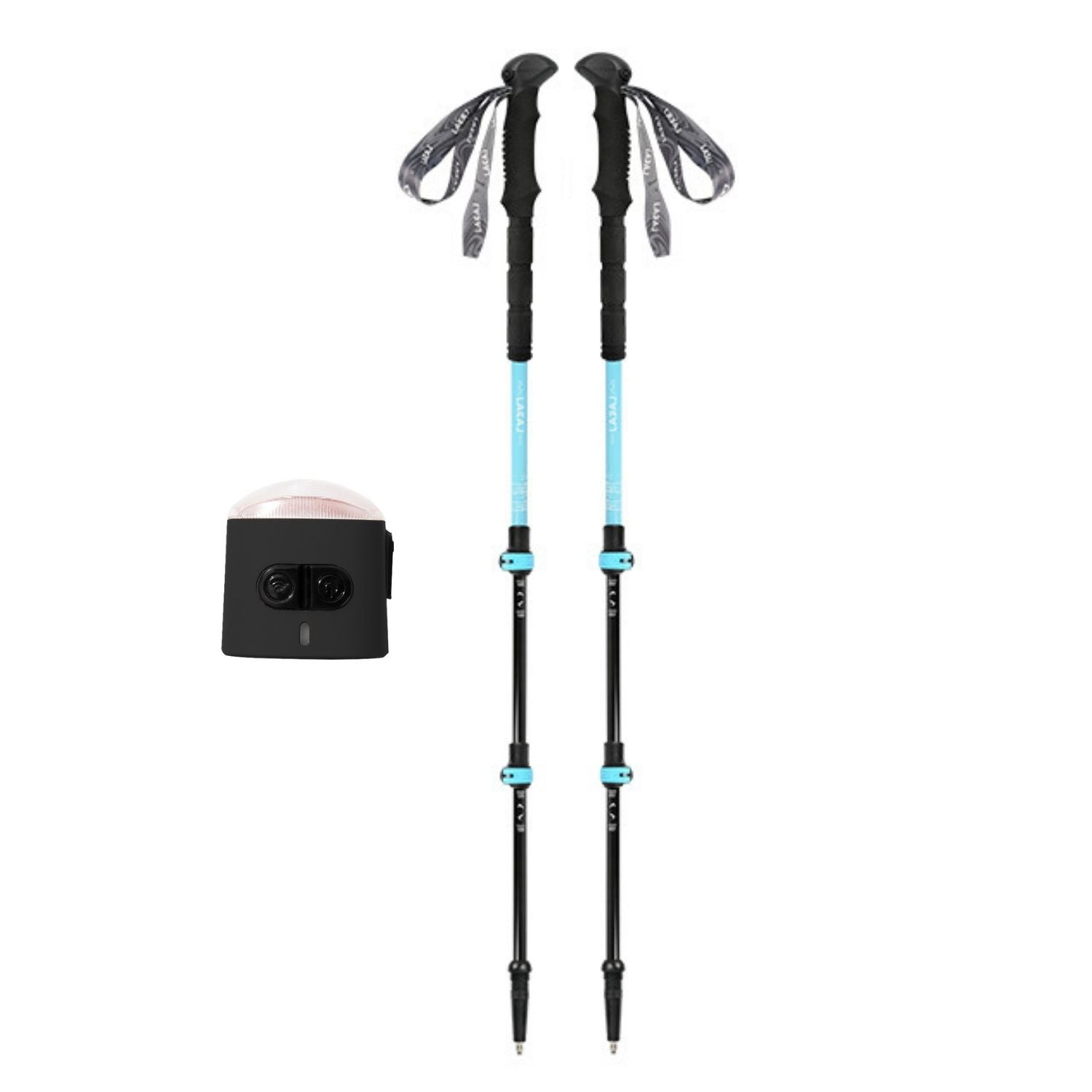Lovork Sierra bastoncini trekking alluminio con luce