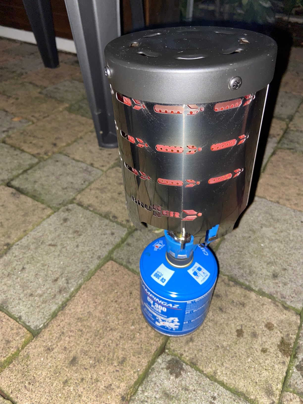 Brunner Devil Heatstar stufetta gas fornelli campeggio
