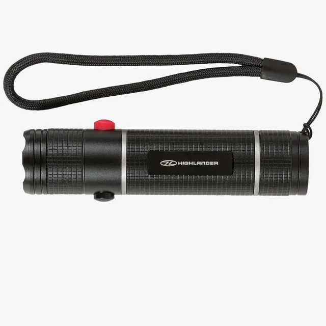 Highlander Hawkeye Dual Button torcia mano luce bianca rossa