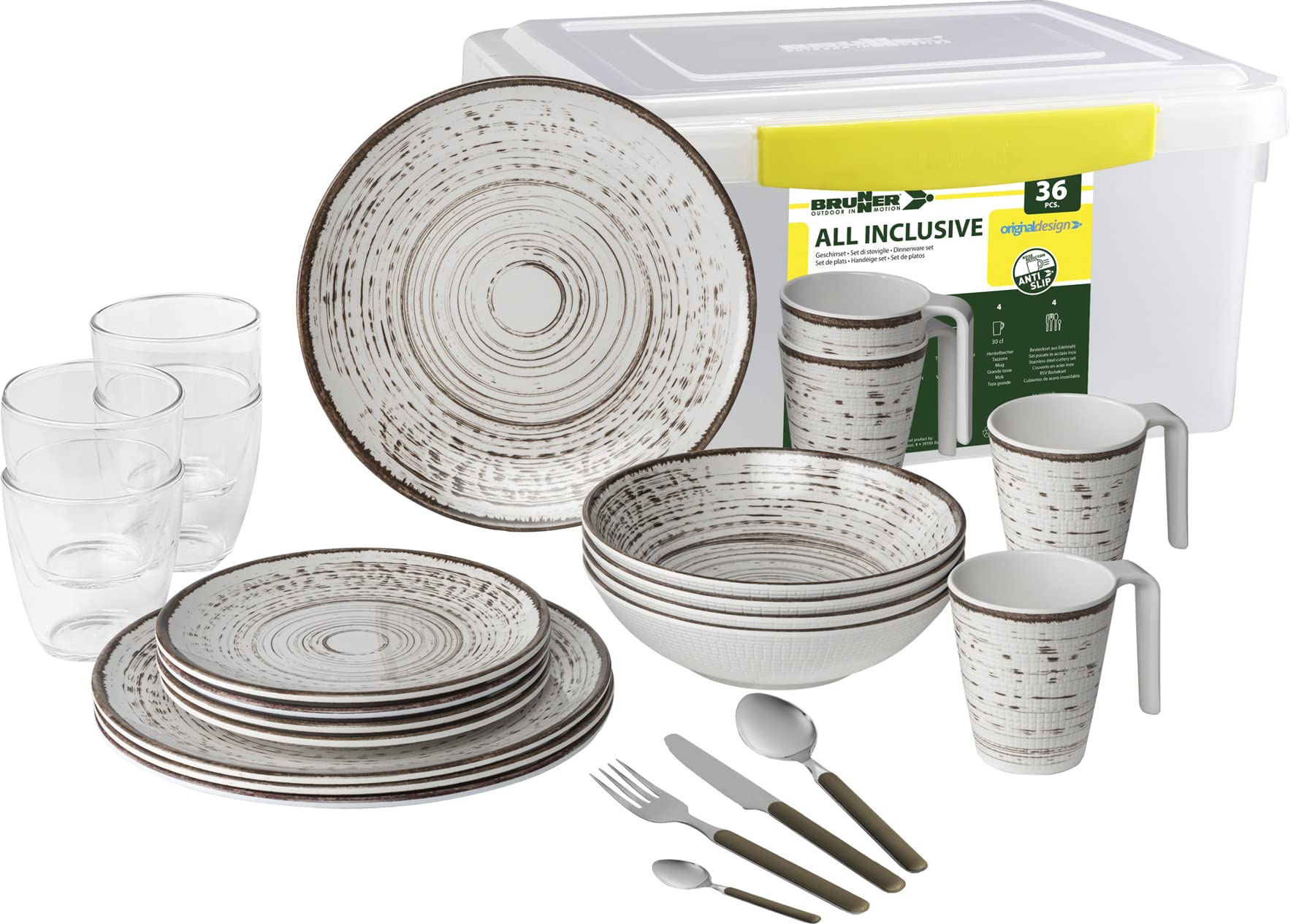 Brunner Kassandra 0830154N set stoviglie 36 pz melamina