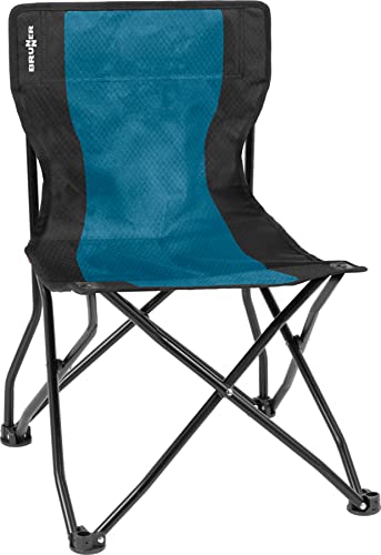 Brunner 0404035N.C55 sedia da campeggio nero/azzurro antiribaltamento