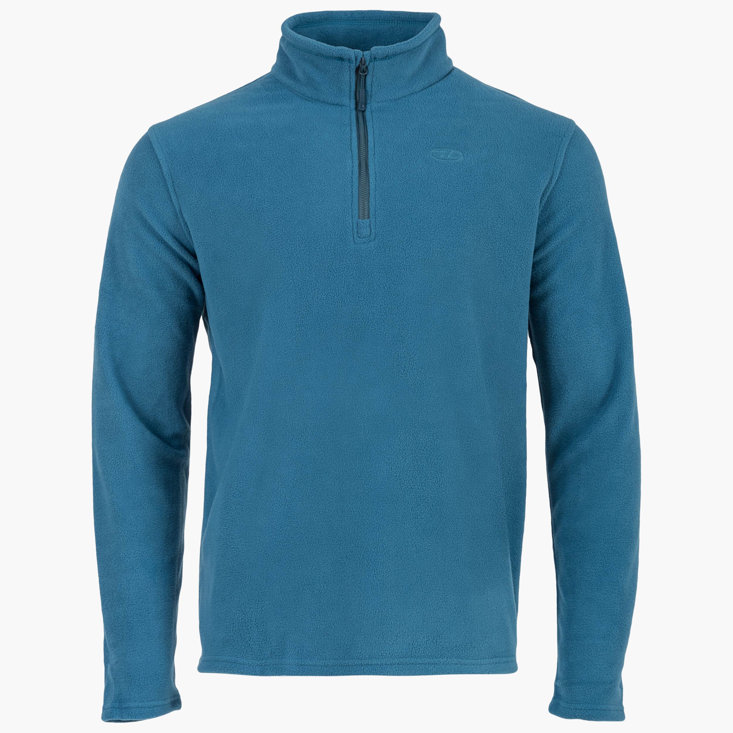 Highlander Ember pile uomo mezza zip nero L