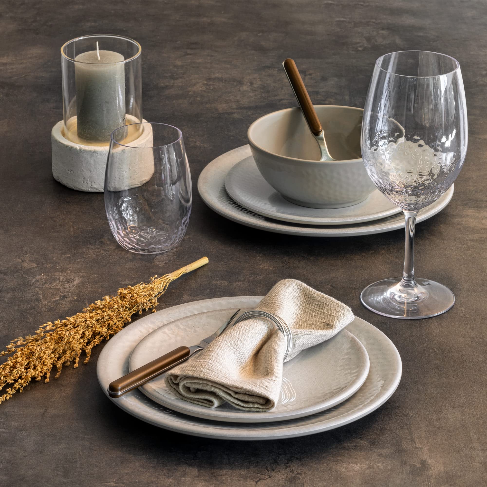 Brunner Tête-à-Tête Amadè set piatti campeggio 8 pezzi antiscivolo