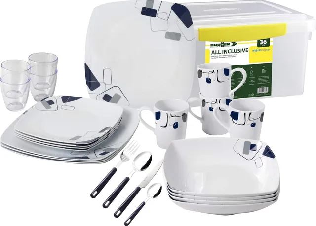 Brunner Panarea 0830154N.C2X set piatti 36 pezzi melamina