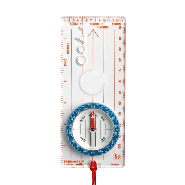 Trekmates Explorer bussola cartografica luminosa 40g