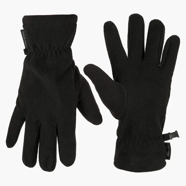 Highlander guanti pile leggeri invernali neri