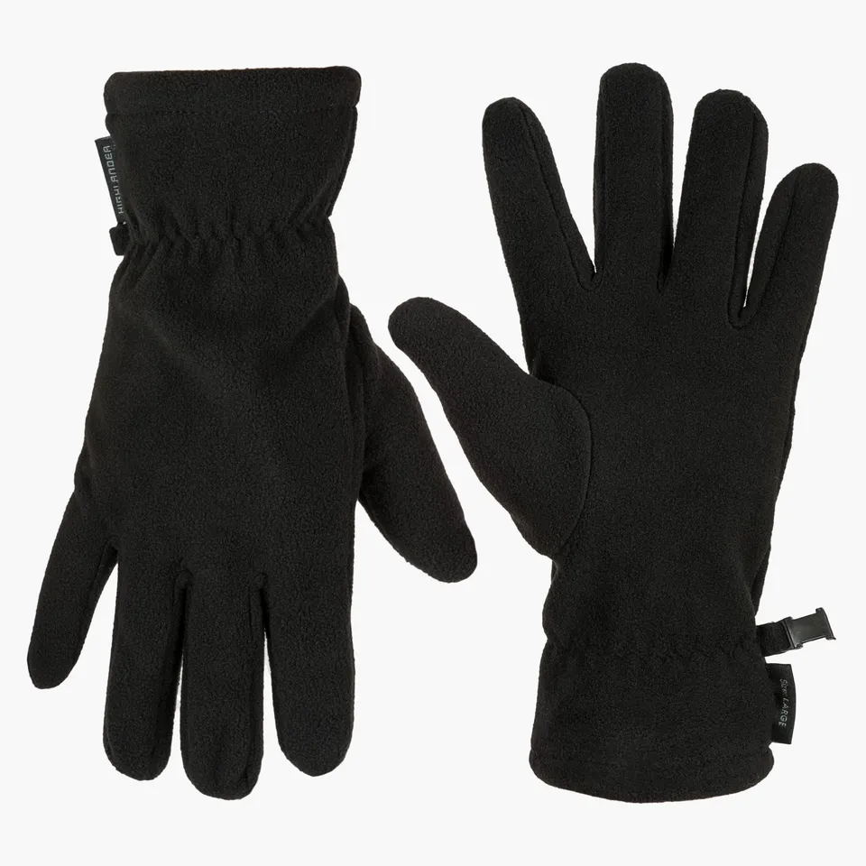 Highlander guanti pile leggeri invernali neri
